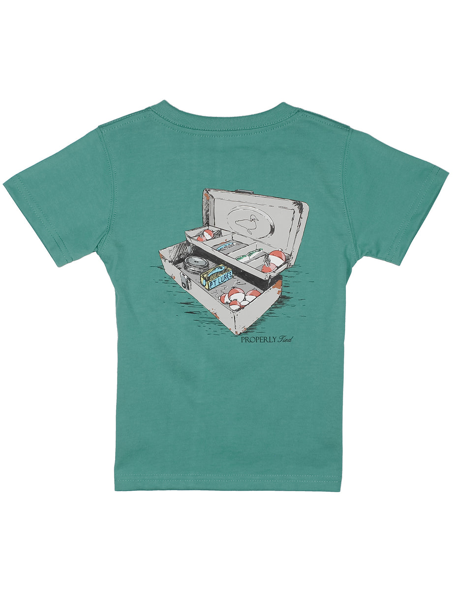 Boys Tackle Box SS Teal – Beech & Boon
