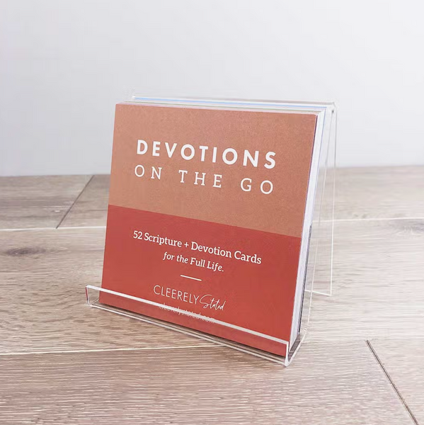 Devotions on the Go w/Stand