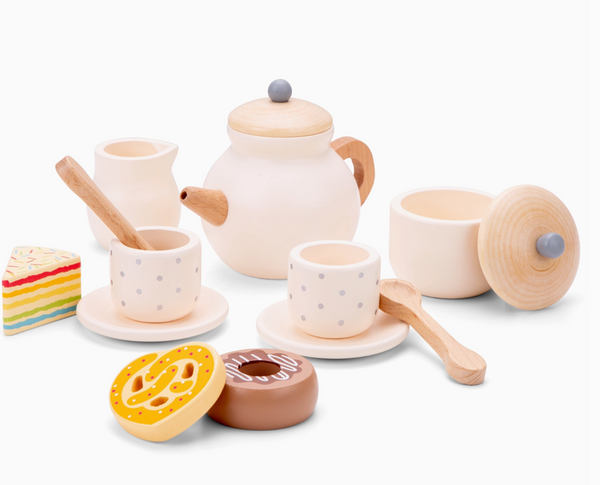 Wooden Tea Set