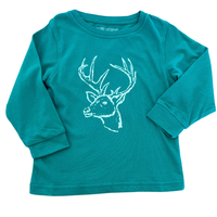 LS Green Deer T-Shirt