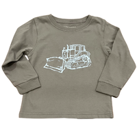 LS Gray Bulldozer T-Shirt