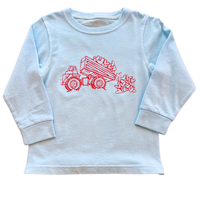 LS Light Blue Valentine Dump Truck T-Shirt