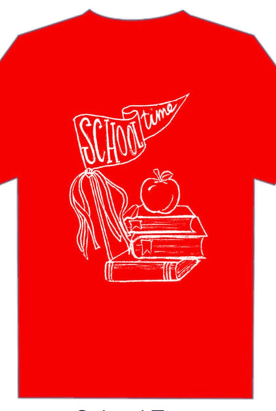 SS Red School Time T-Shirt