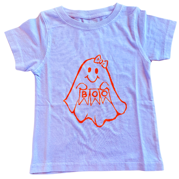 SS Light Purple BOO Ghost T-Shirt