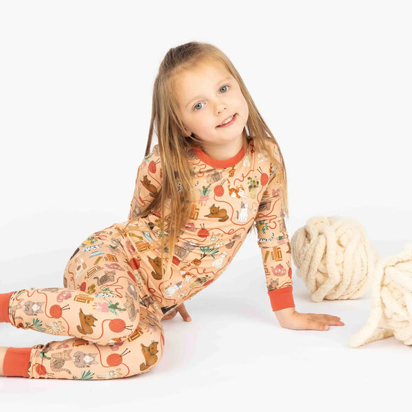 Cats Meow Bamboo Toddler Pajamas