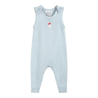 Light Blue Santa Knit Romper