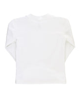 Boys White Long Sleeve Rash Guard