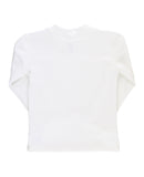 Boys White Long Sleeve Rash Guard