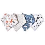 Bandana Bibs 4-Pack