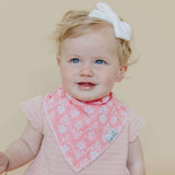4 Pack Baby Bandana Bibs - Claire