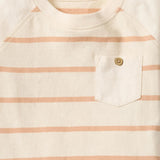 Basic Stripe Boy Tee & Shorts Set