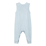 Light Blue Santa Knit Romper