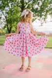 Tank Dress in Strawberry Dream
