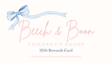 2026 Beech & Boon Discount Card