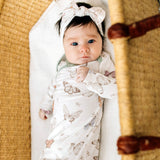 Newborn Knotted Gown - Luna