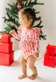 Leah Romper in Dainty Bows