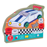 Cars 40pc "Racing Car" Shaped Jigsaw with Shaped Box