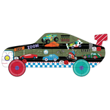 Cars 40pc "Racing Car" Shaped Jigsaw with Shaped Box