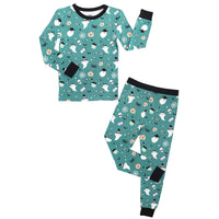 Halloween Glow in the Dark Kids Bamboo Sleepwear Set