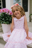 Lara Poplin Dress in Peach of My Heart