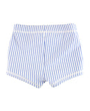 Baby Boys Periwinkle Blue Seersucker Swim Shorties