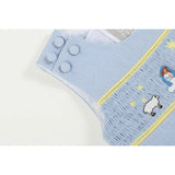 Light Blue Nativity Smocked Overalls