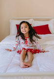 Nightgown in Vintage Santa
