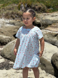 Rylie Dress in Blue Strawberry