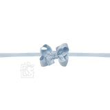 1/4" Nylon Pantyhose Headband with Grosgrain Bow