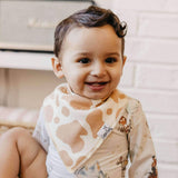 4 Pack Baby Bandana Bibs - Boone