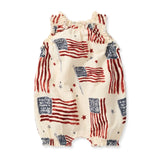 American Flag Bubble Romper