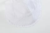 White Summer Baby Bonnet Sunhat