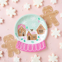 Snow Globe Shaped Plate