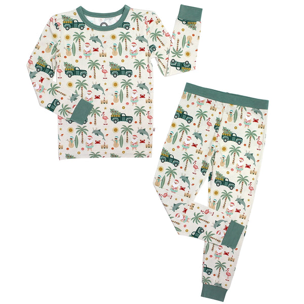 Coastal Christmas  Bamboo Kids Sleep Set