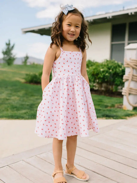 Camila Dress in Watermelon