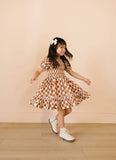Alana Dress in Gingerbread  (Poplin)