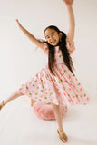 Olivia Dress in Apple A Day