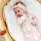 Newborn Knotted Gown - Goosie