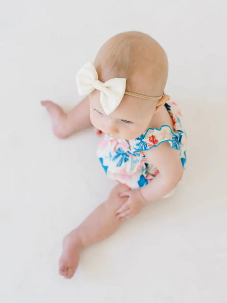 Maylen Poplin Bubble in Patriotic Bows