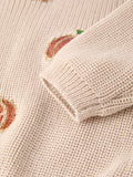 Pumpkin Sequin Sweater