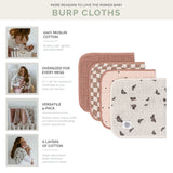 Muslin Burp Cloth Set