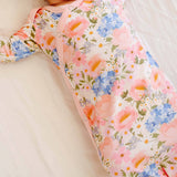 Bamboo Newborn Knotted Gown - Penelope