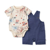 Uncle Sam Baby Boy Romper & Bodysuit Set