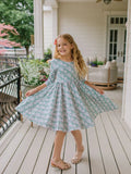 Emile Dress in Wildflower Grid