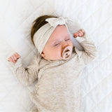 Newborn Knotted Gown - Oat