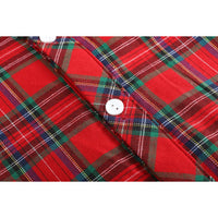 Red and Green Tartan Boy Dress Shirt