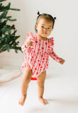 Leah Romper in Dainty Bows