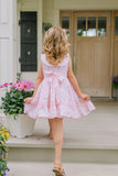 Lara Poplin Dress in Peach of My Heart
