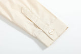 Sand Beige Reindeer Dress Shirt