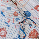 Newborn Knotted Gown - All Star